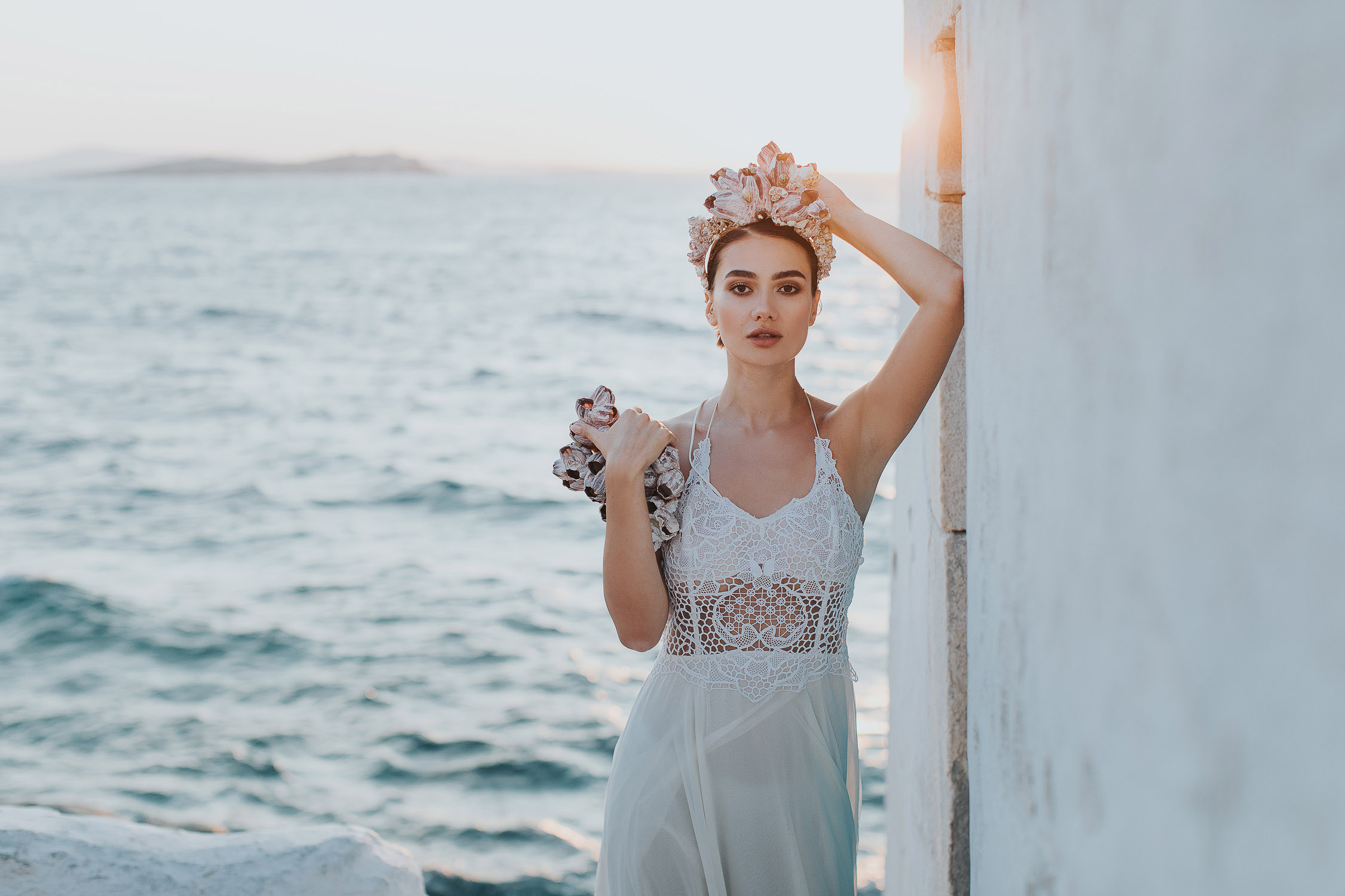 Heavenly Paraportiani wedding ceremony in Mykonos