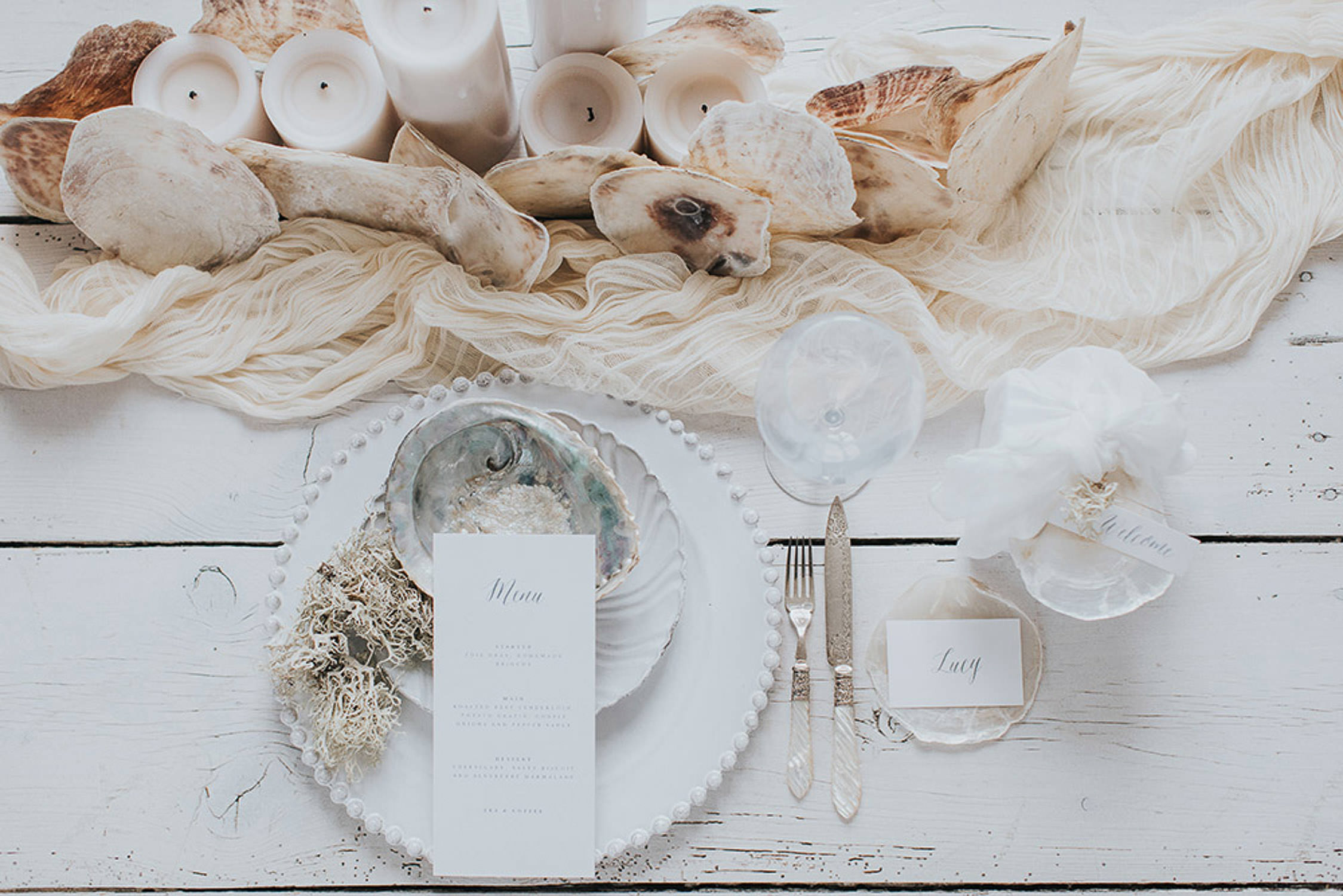 wedding stationery styling