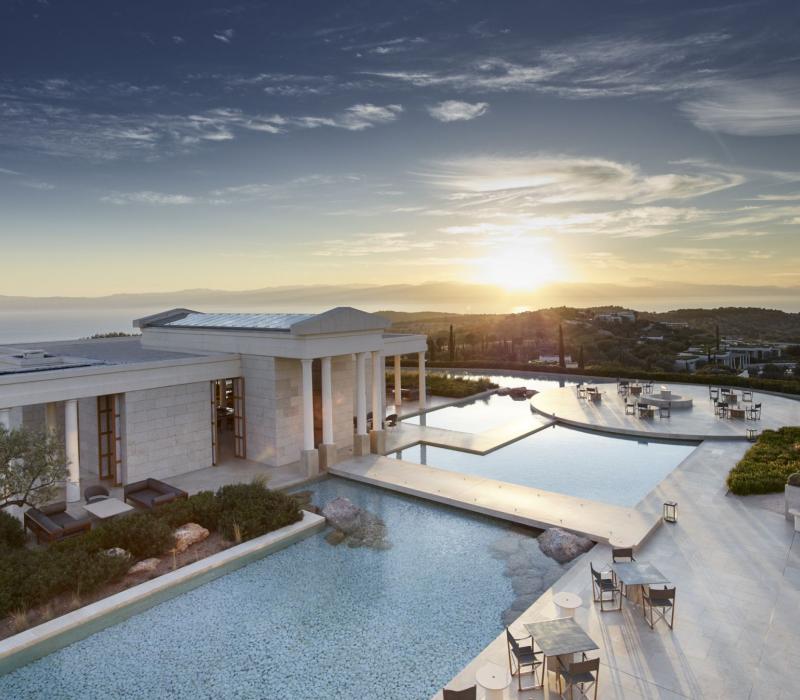 unique venues to say I do in Greece Amanzoe