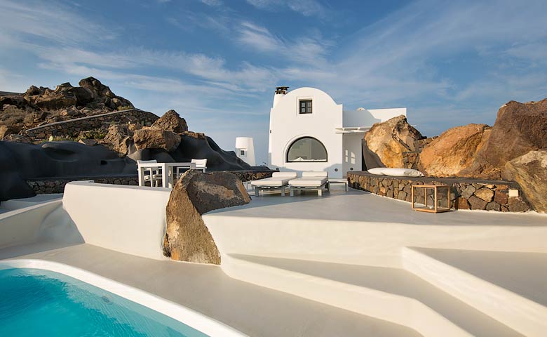 Hochzeitslocations in Santorini Aenaon Villas