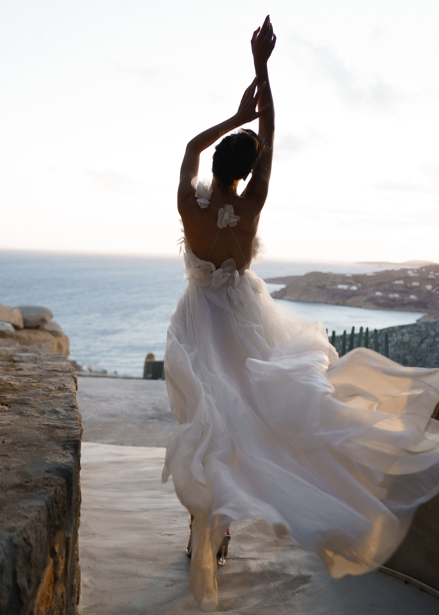 bridal style guide for chic mykonos weddings